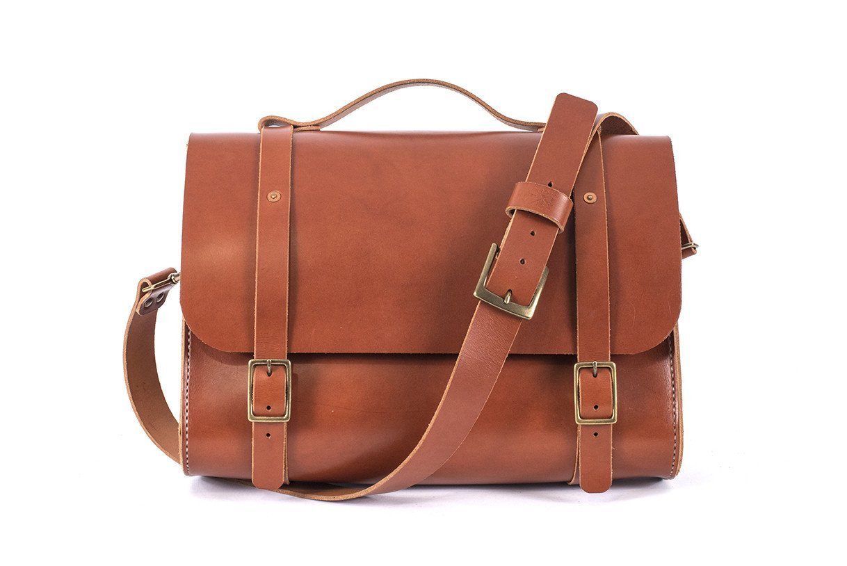 Handmade leather laptop bag hotsell