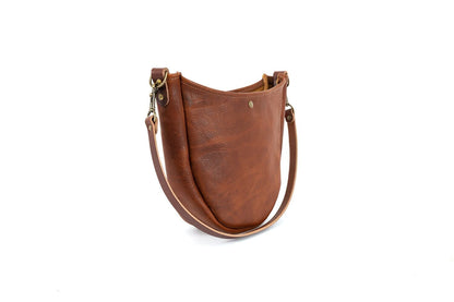 Celeste Leather Hobo Bag - Peach Fuzz - Ready to Ship