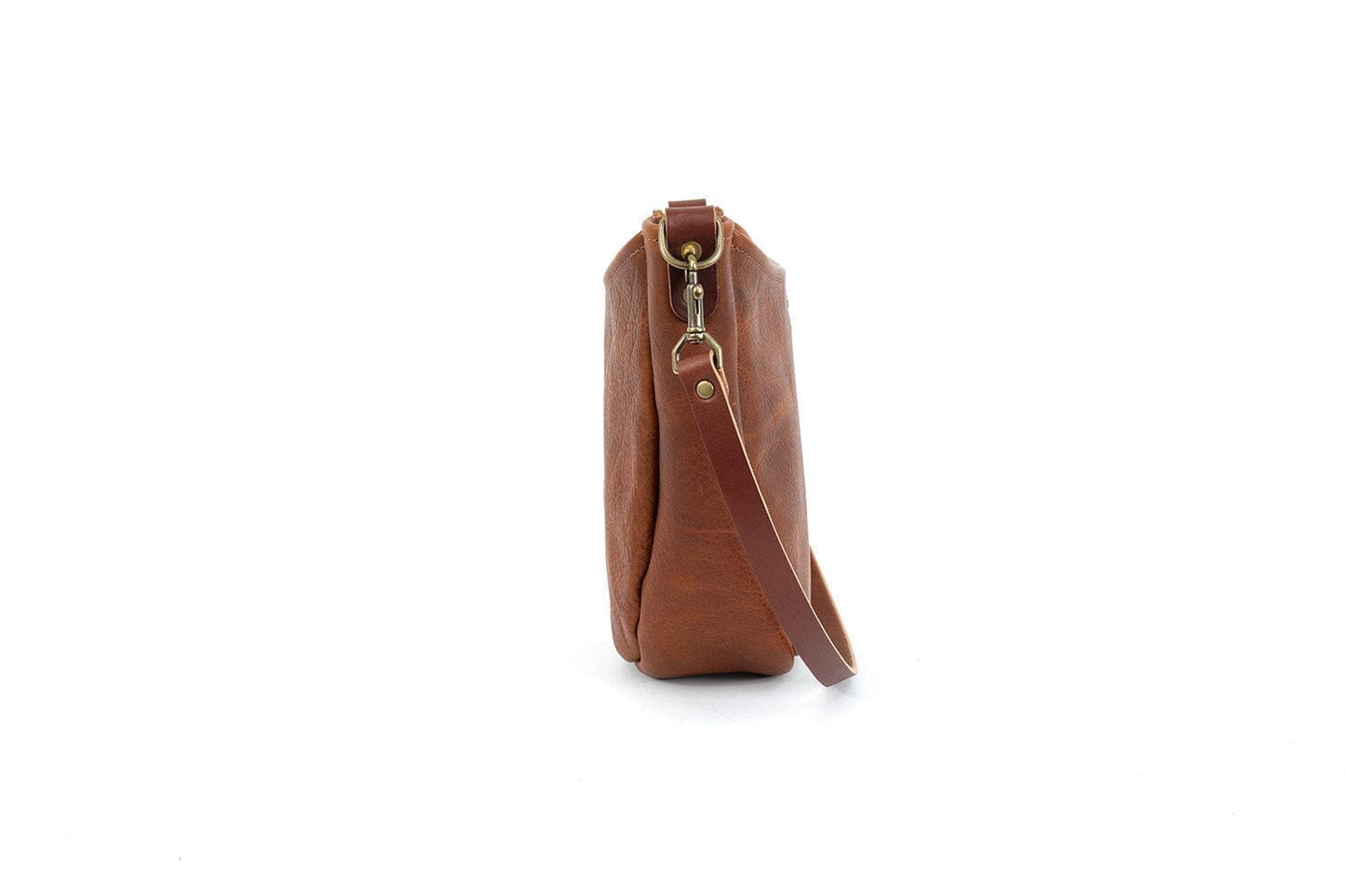 Celeste Leather Hobo Bag - Peach Fuzz - Ready to Ship