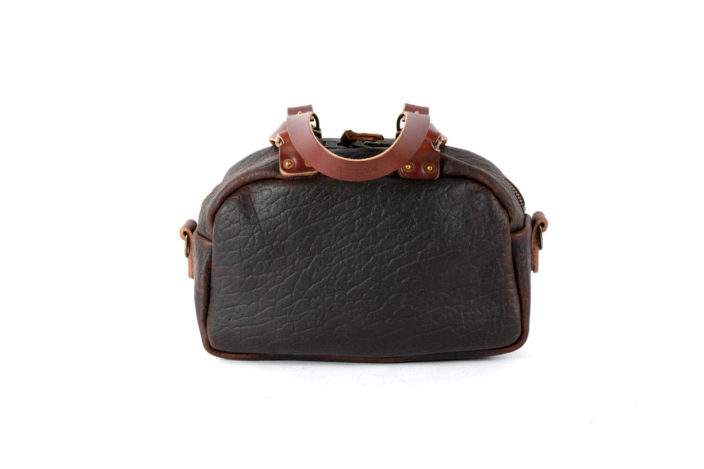 HOFFMAN LEATHER CROSSBODY BAG - CHERRY BISON - IN STOCK