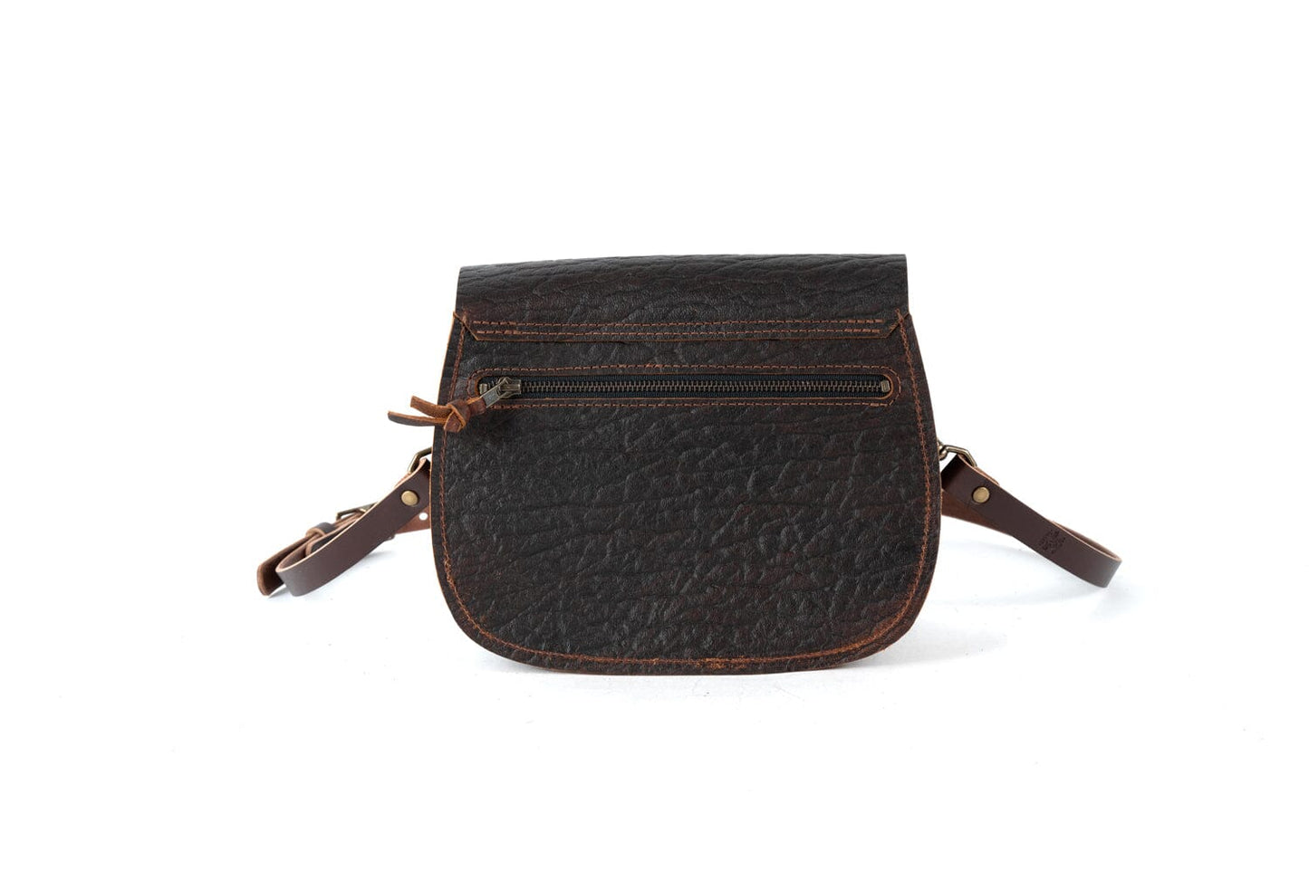 VIVIAN SATCHEL - LEATHER CROSSBODY - DELUXE - CHERRY BISON - IN STOCK