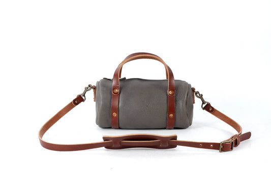 JANE LEATHER CROSSBODY - SMALL - LEAD GRAY - IN STOCK - FINAL SALE