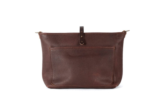 AVERY CROSSBODY - MEDIUM - MOCHA WITH ZIPPER - IN STOCK