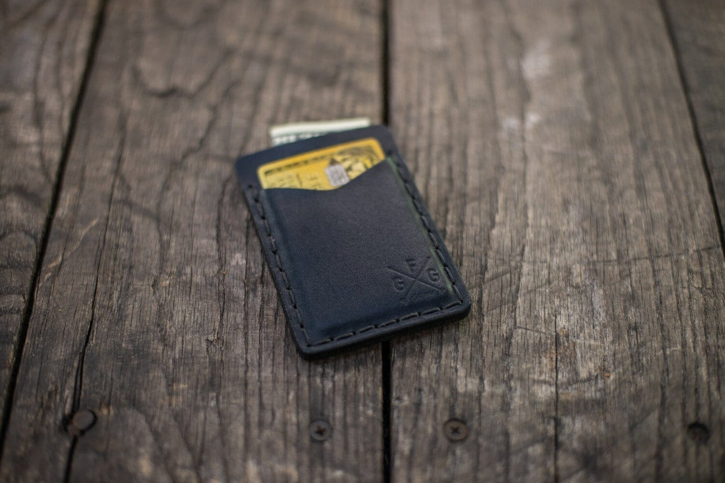 SLIM LEATHER WALLET - IN STOCK