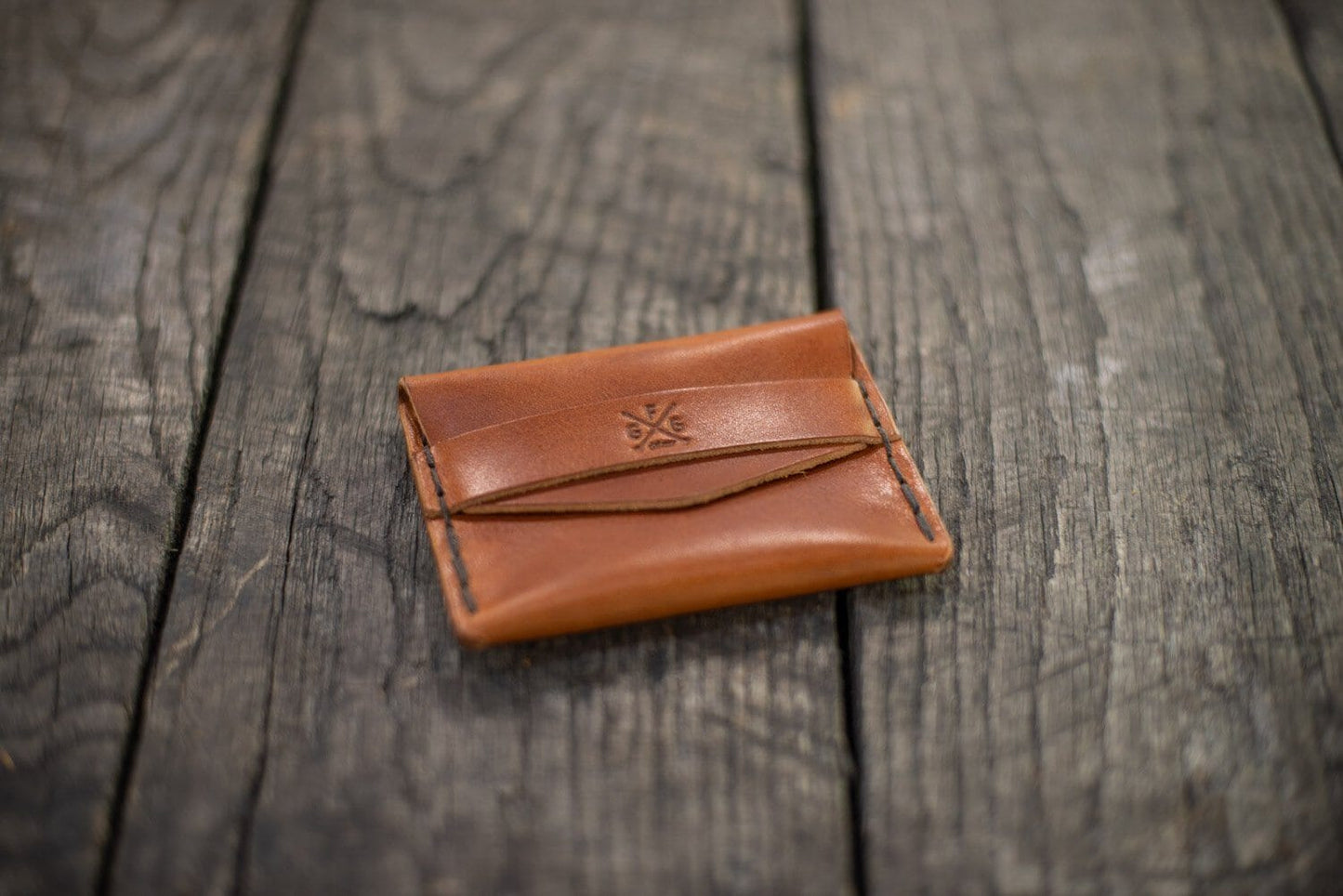 TUCK LEATHER CARD WALLET - IN STOCK