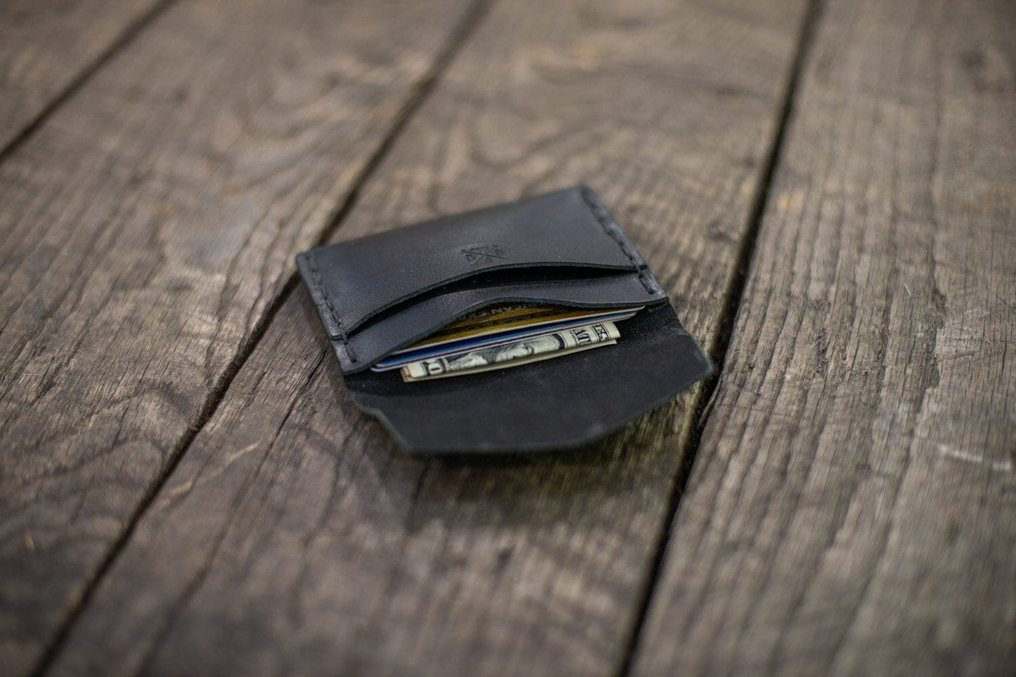 TUCK LEATHER CARD WALLET - IN STOCK