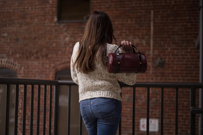 JANE LEATHER CROSSBODY - SMALL - OXBLOOD