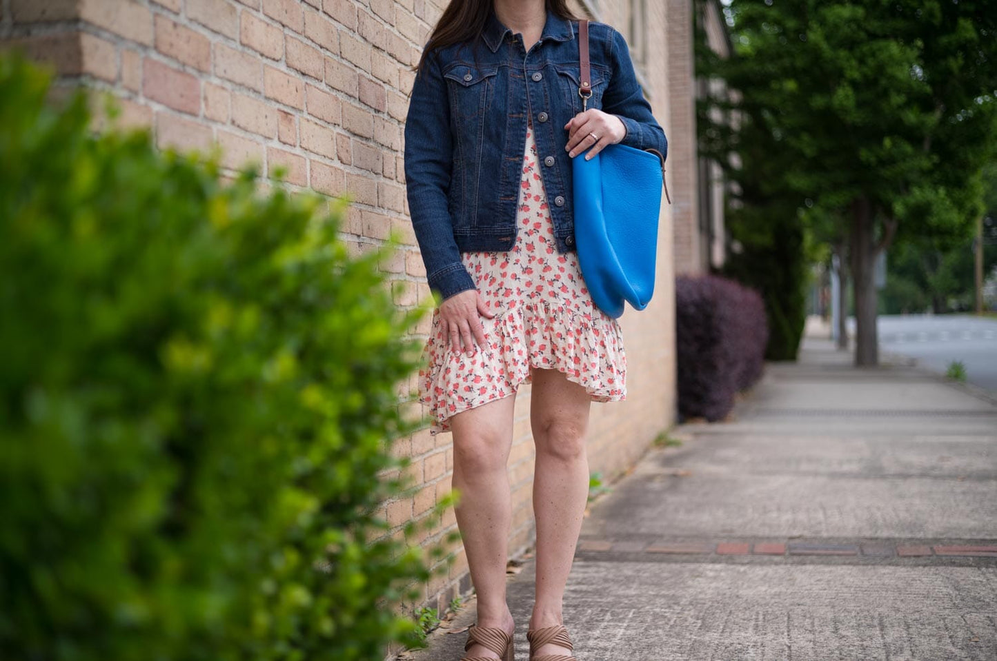 Celeste Leather Hobo Bag - Large - Ocean Blue