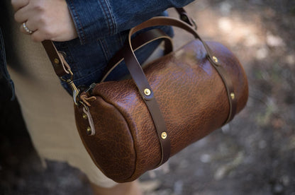 JANE LEATHER CROSSBODY - COGNAC BISON