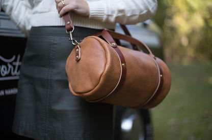 JANE LEATHER CROSSBODY - HONEY