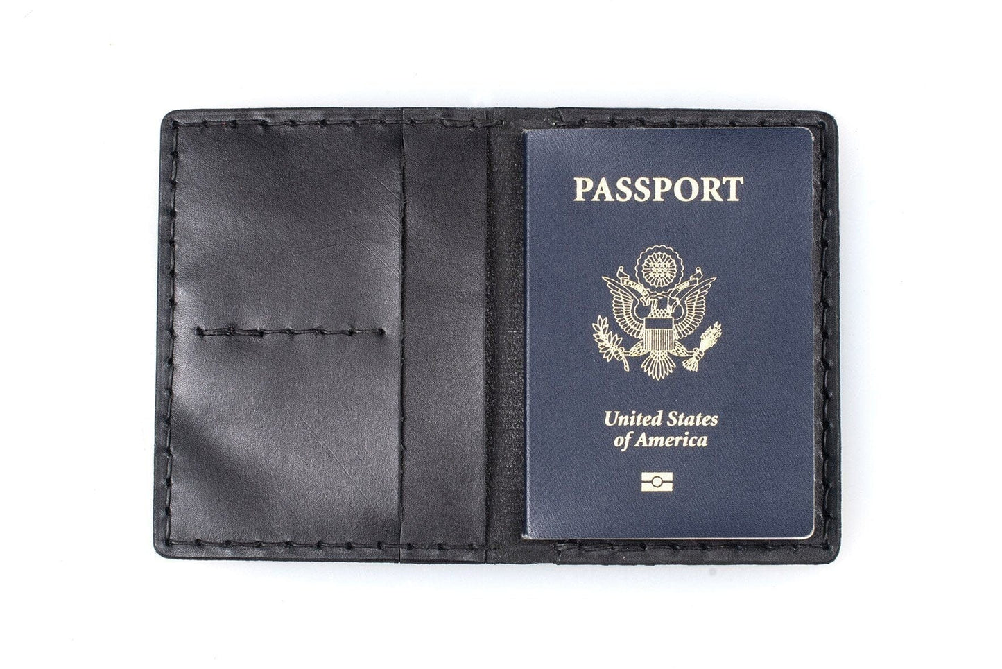 ADVENTURE LEATHER TRAVEL PASSPORT WALLET - IN STOCK