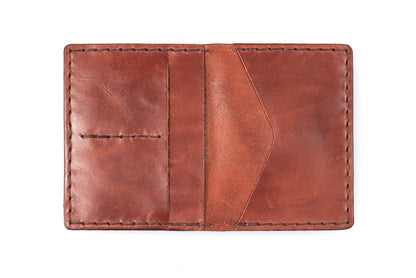 ADVENTURE LEATHER TRAVEL PASSPORT WALLET (RTS)