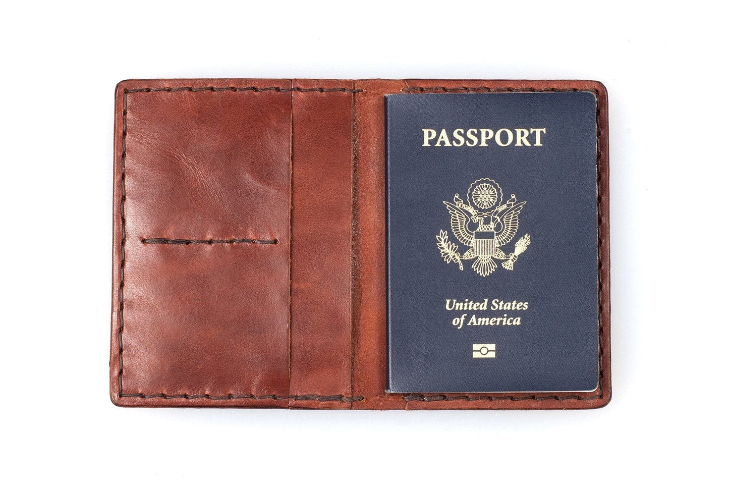 ADVENTURE LEATHER TRAVEL PASSPORT WALLET (RTS)