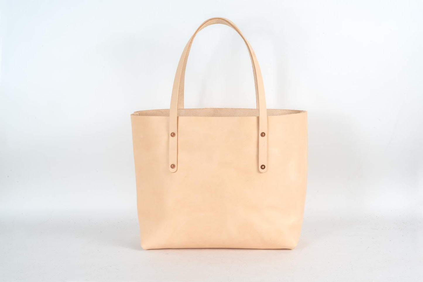 AVERY LEATHER TOTE BAG - LARGE - NATURAL VEG TAN