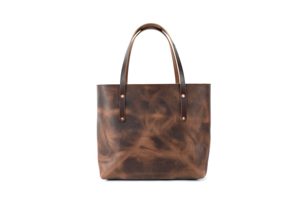 Leather Tote Bag - Crazy Horse Tan