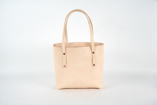 AVERY LEATHER TOTE BAG - MEDIUM - NATURAL VEG TAN