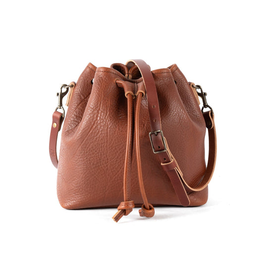 ABBY LEATHER BUCKET BAG - PRE ORDER