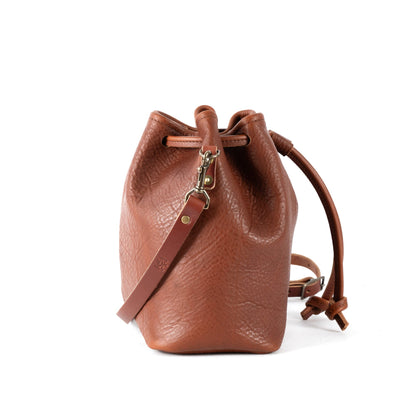 ABBY LEATHER BUCKET BAG - PRE ORDER