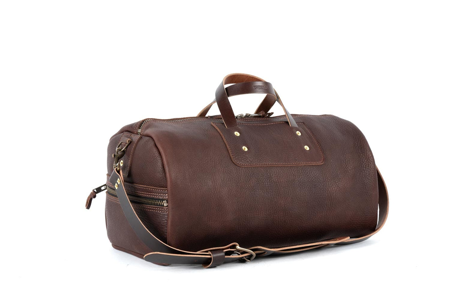 EXPEDITION LEATHER DUFFLE BAG - WEEKENDER - MOCHA