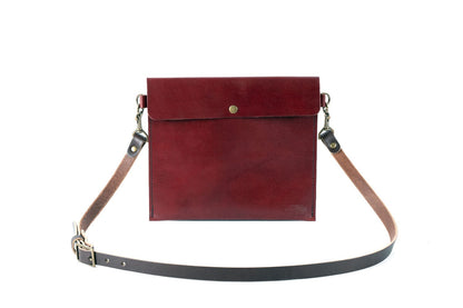 HANNAH LEATHER CROSSBODY - OXBLOOD