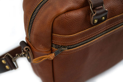 HARRIS LEATHER BRIEFCASE