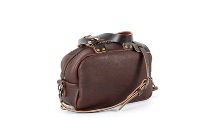 HOFFMAN LEATHER CROSSBODY BAG - MOCHA