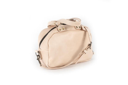 HOFFMAN LEATHER CROSSBODY BAG - NATURAL VEG TAN