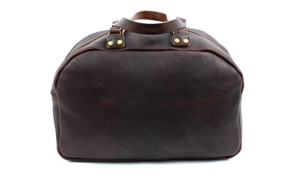 HOFFMAN LEATHER WEEKENDER DUFFLE BAG