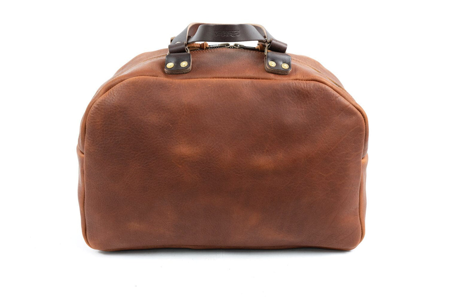 HOFFMAN LEATHER WEEKENDER DUFFLE BAG