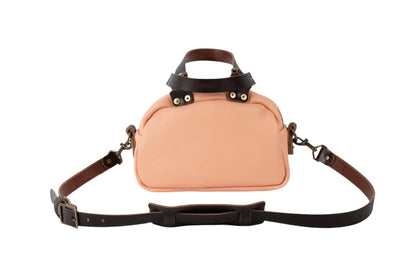 HOFFMAN LEATHER CROSSBODY BAG - MINI - PEACH FUZZ - IN STOCK