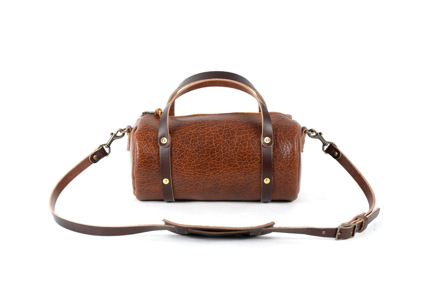 JANE LEATHER CROSSBODY - COGNAC BISON