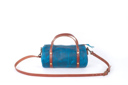 JANE LEATHER CROSSBODY - COBALT BISON