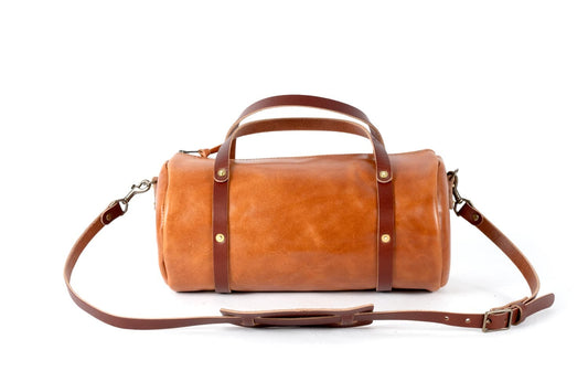 JANE LEATHER CROSSBODY - LARGE - CARAMEL