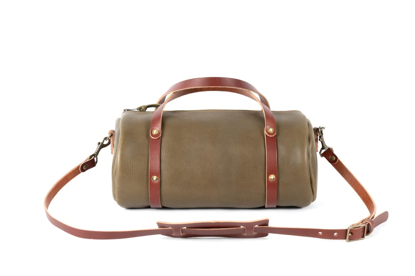 JANE LEATHER CROSSBODY - LARGE - OLIVE - IN STOCK