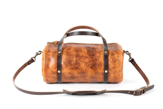 JANE LEATHER CROSSBODY - LARGE - PEANUT BISON