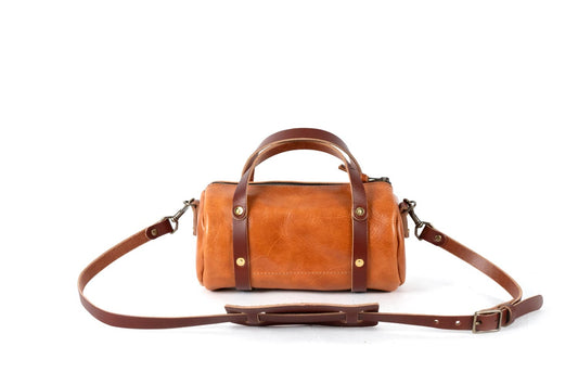 JANE LEATHER CROSSBODY - SMALL - CARAMEL