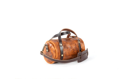 JANE LEATHER CROSSBODY - SMALL - PEANUT BISON