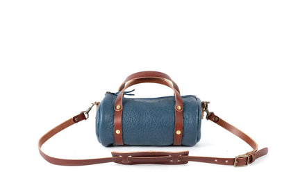 JANE LEATHER CROSSBODY - SMALL - SMOKEY BLUE