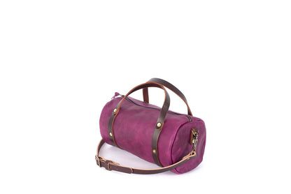 JANE LEATHER CROSSBODY - GRAPE BISON