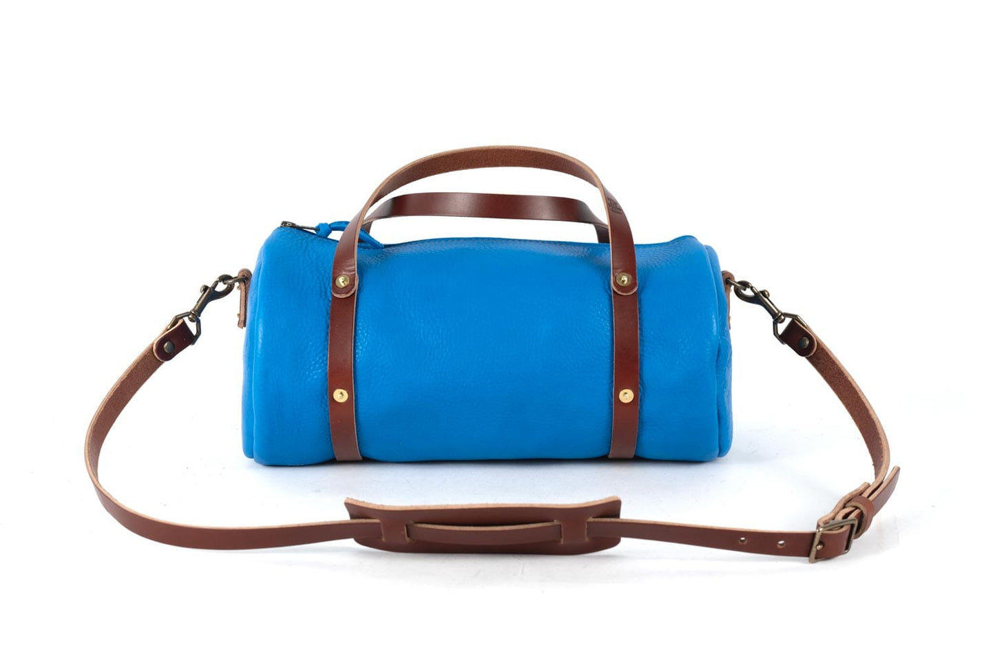 JANE LEATHER CROSSBODY - LARGE - OCEAN BLUE - IN STOCK