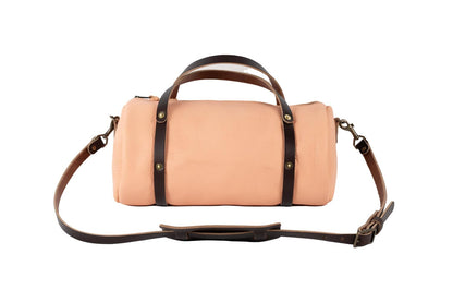 JANE LEATHER CROSSBODY - LARGE - PEACH FUZZ