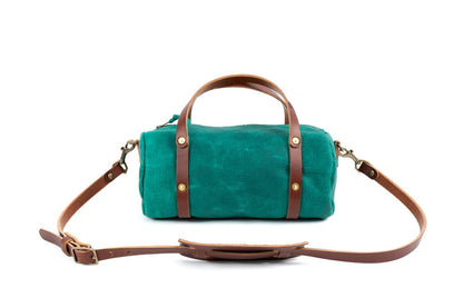 JANE LEATHER CROSSBODY - PINE GREEN BISON