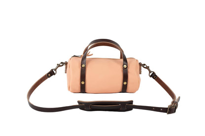 JANE LEATHER CROSSBODY - SMALL - PEACH FUZZ