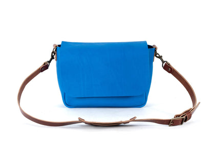 KINDLE LEATHER SATCHEL - OCEAN BLUE - IN STOCK