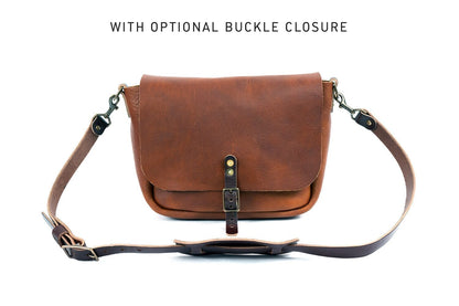 KINDLE LEATHER SATCHEL - OLIVE