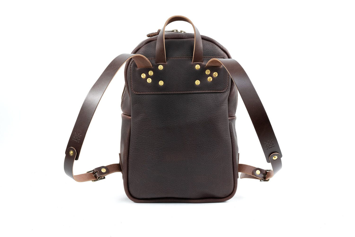 CLASSIC ZIPPERED LEATHER BACKPACK