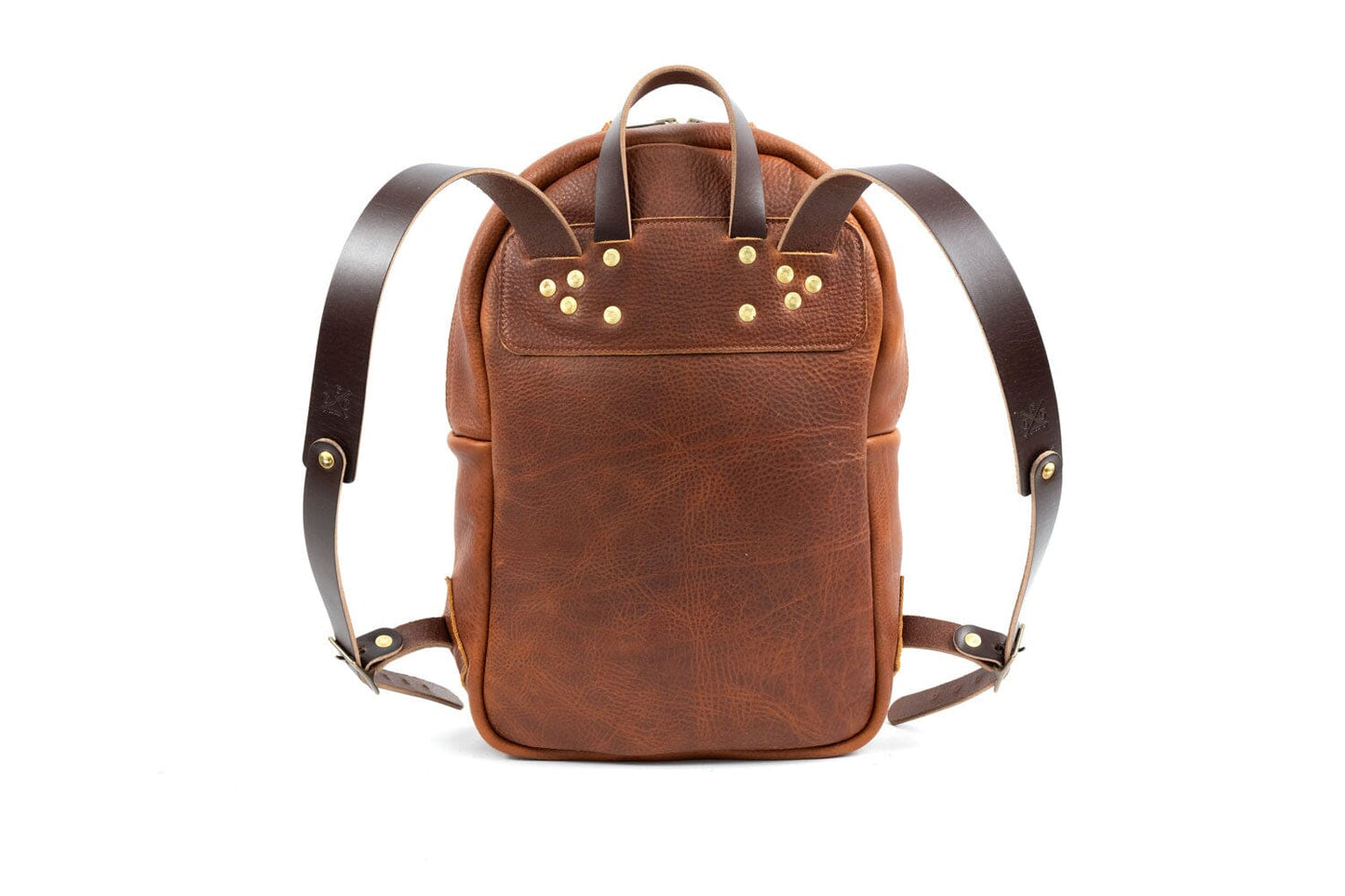 CLASSIC ZIPPERED LEATHER BACKPACK