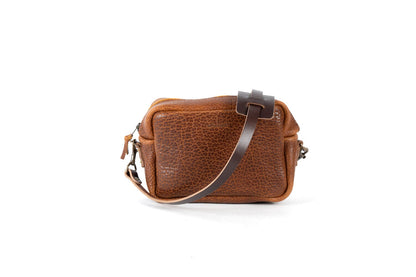 SARAH LEATHER CROSSBODY - COGNAC BISON