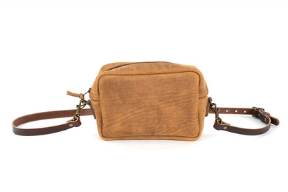 SARAH LEATHER CROSSBODY - TOBACCO