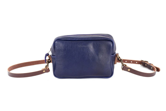 SARAH LEATHER CROSSBODY - VIOLET